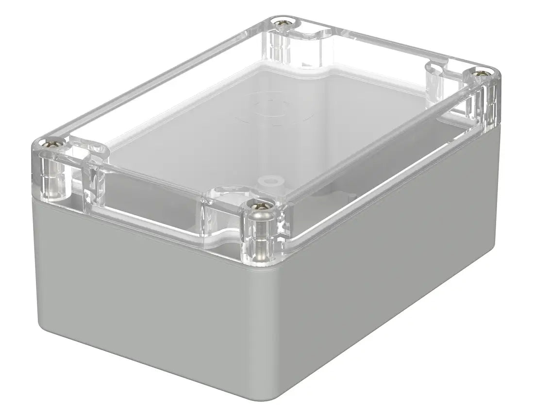 Bopla Euromas Enclosure M215G, 80×120×55 mm, clear transparent lid