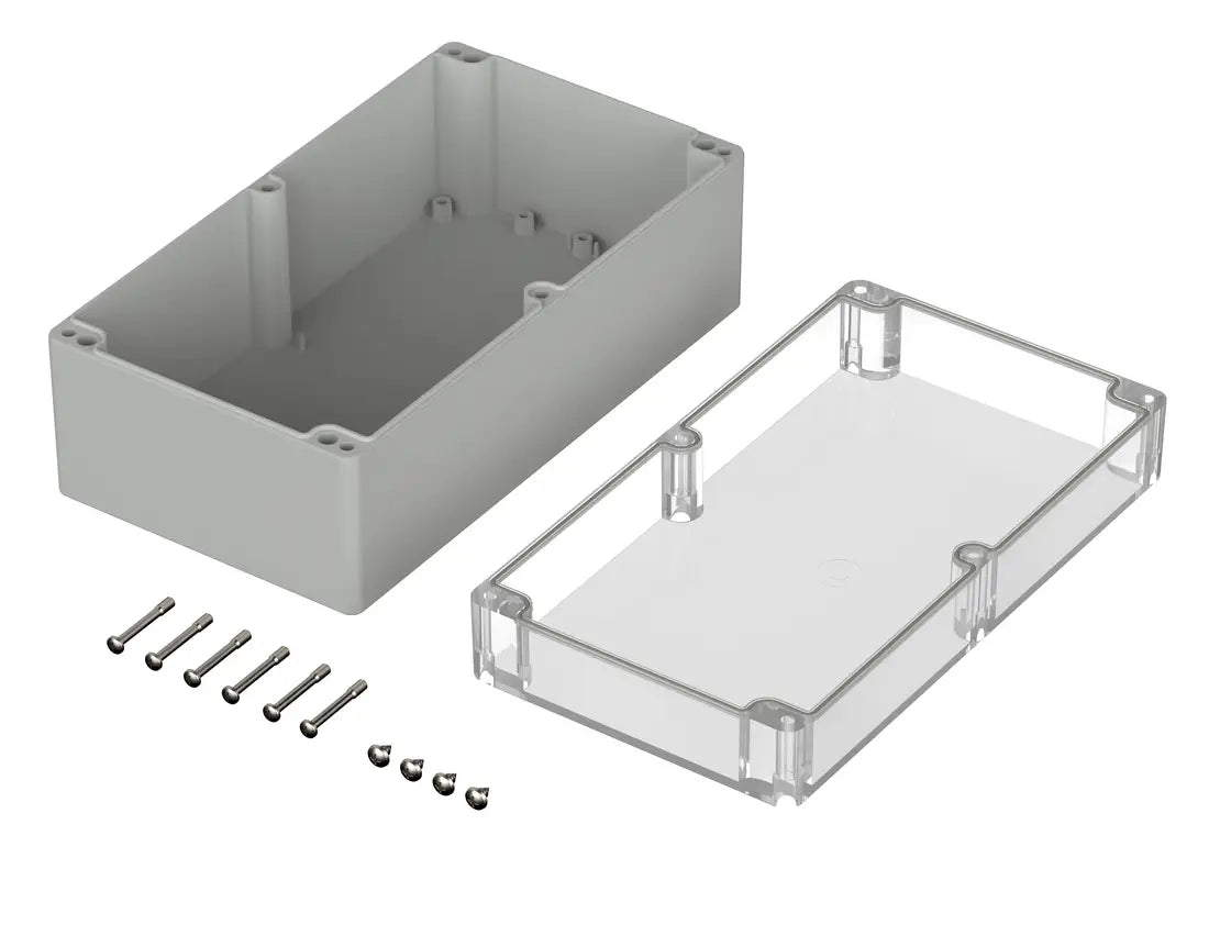 Bopla Euromas Enclosure M255G, 200×360×150 mm, clear transparent lid