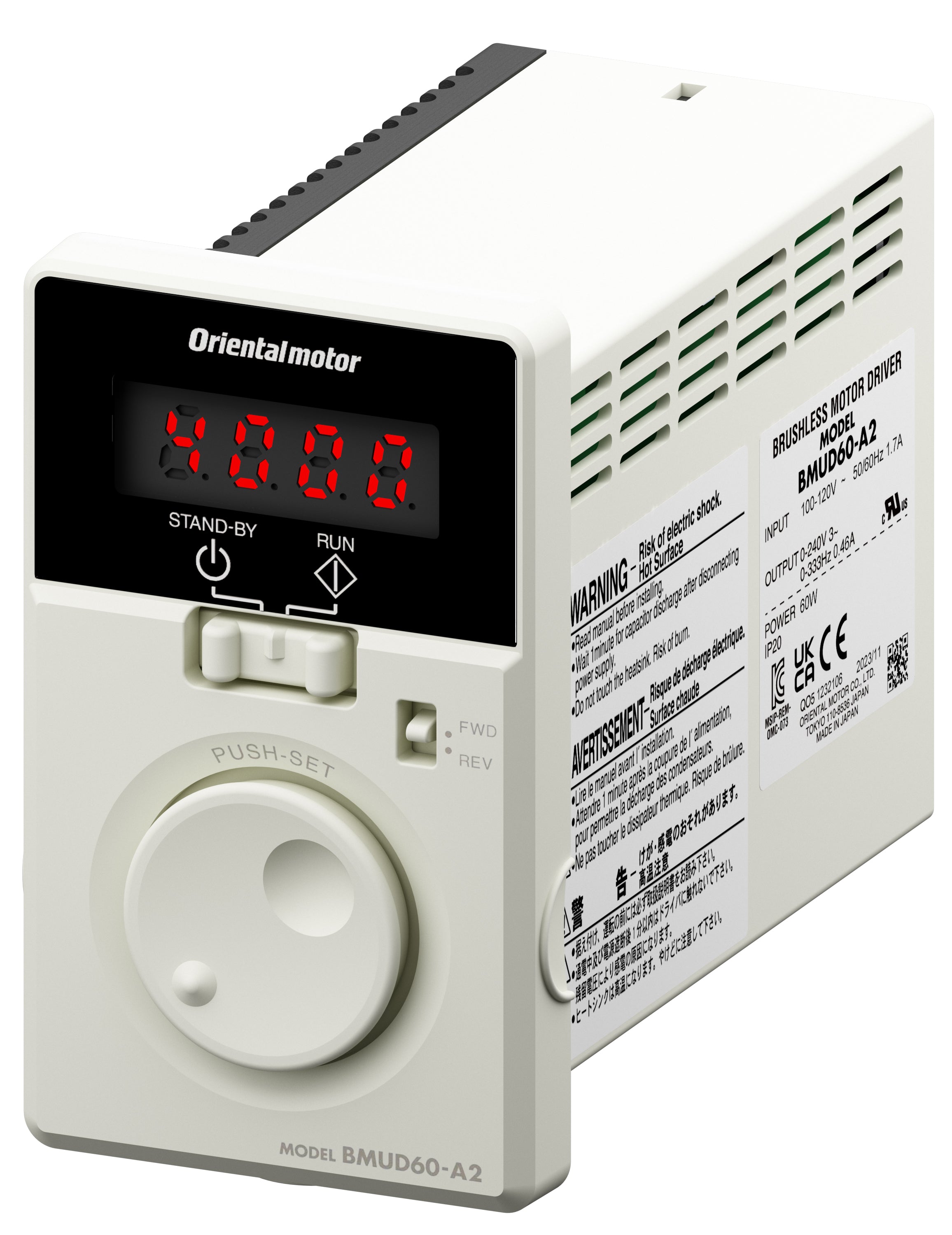 Oriental Motor BMU Driver, 30 W, 1-phase, 1 x 200-240 VAC