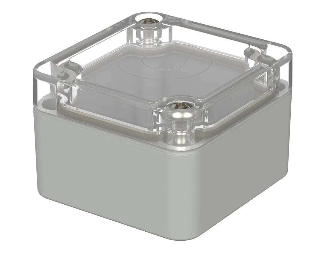 Bopla Euromas Enclosure M205G, 50×52×35 mm, clear transparent lid