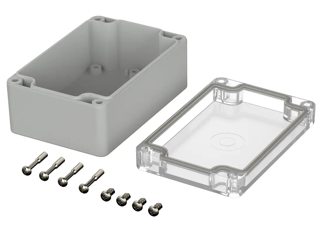 Bopla Euromas Enclosure M215G, 80×120×55 mm, clear transparent lid