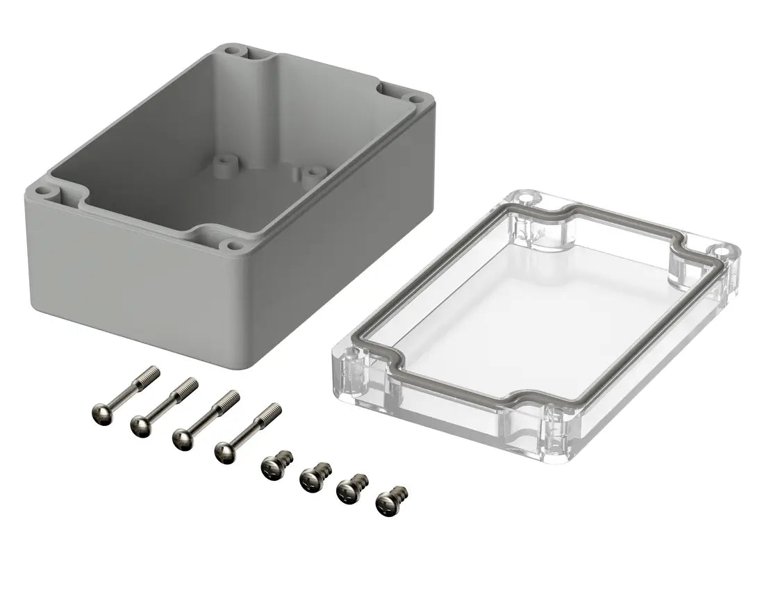 Bopla Euromas Enclosure M216G, 80×120×60 mm, clear transparent lid