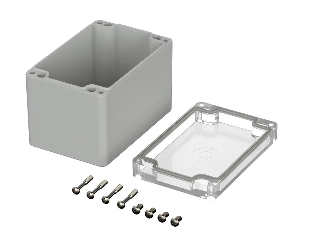 Bopla Euromas Enclosure M226G, 80×120×85 mm, clear transparent lid