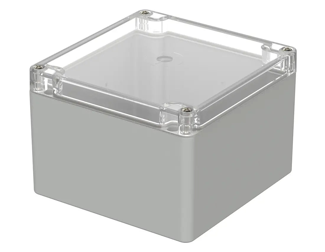 Bopla Euromas Enclosure M227G, 120×122×85 mm, clear transparent lid