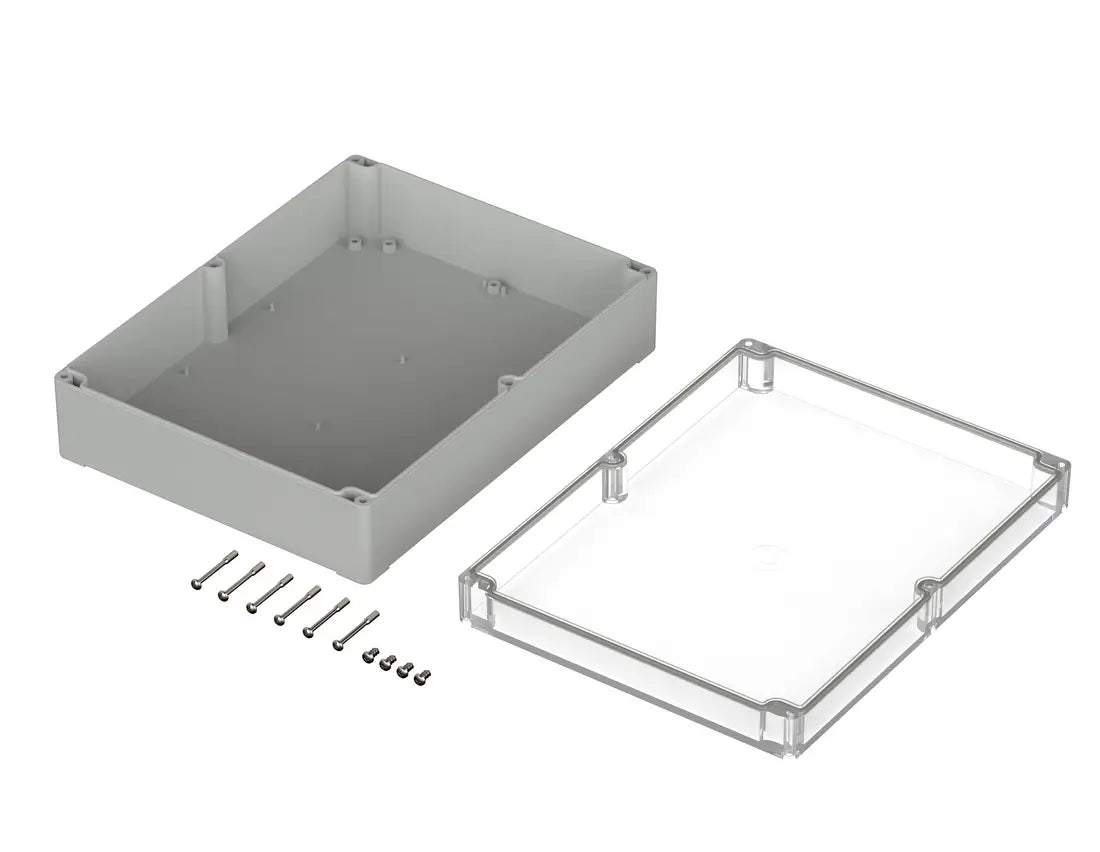 Bopla Euromas Enclosure M253G, 230×300×85 mm, clear transparent lid