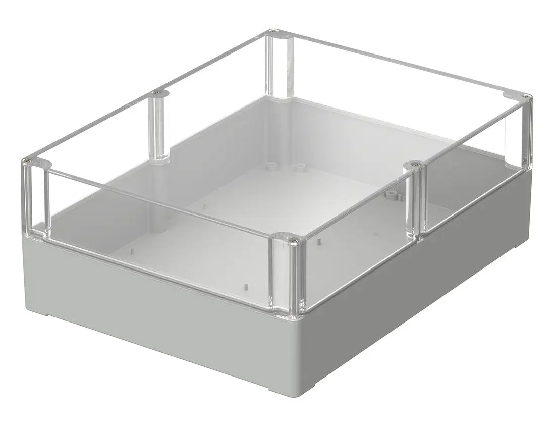 Bopla Euromas Enclosure M254G, 230×300×110 mm, clear transparent lid